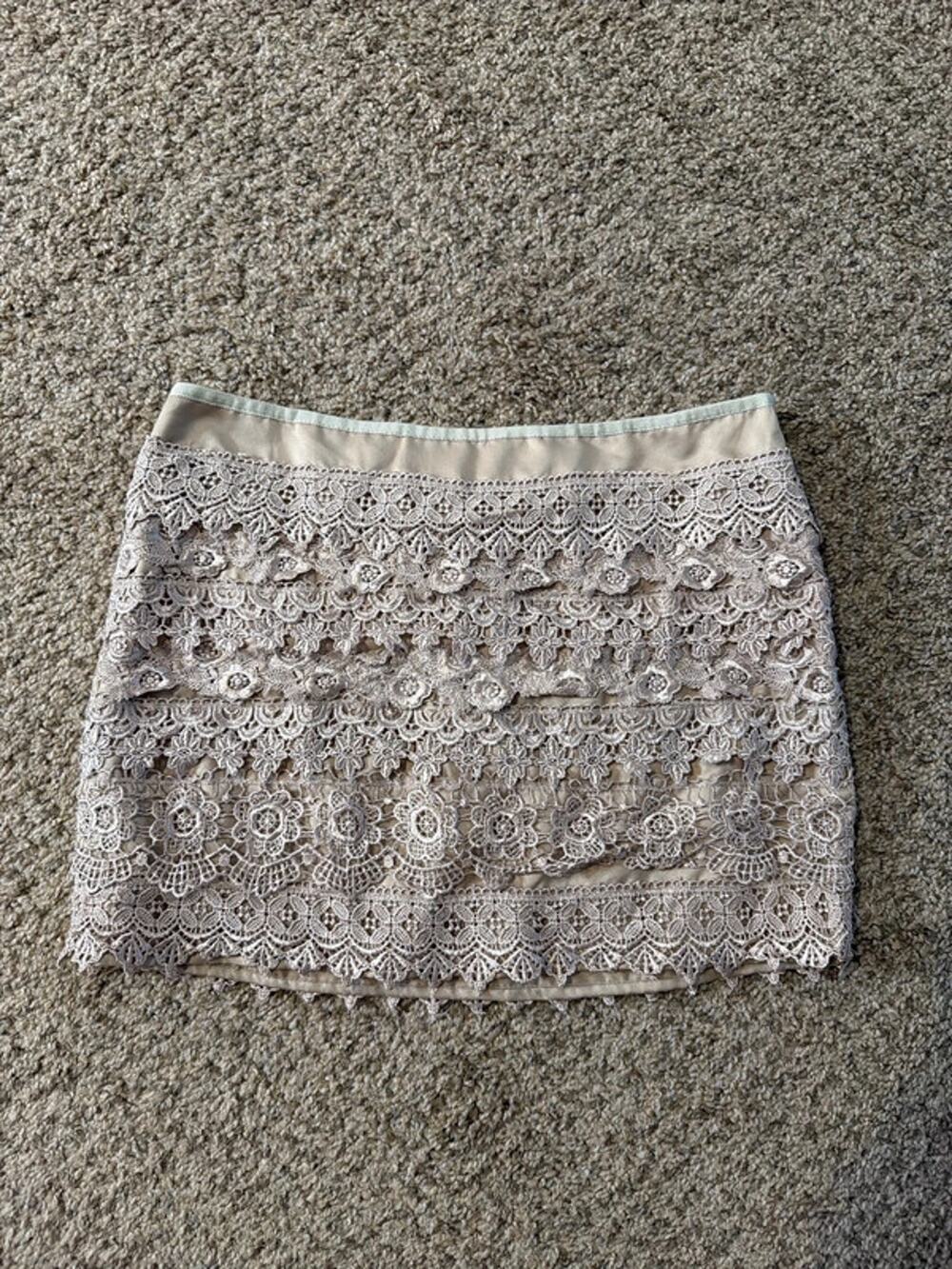 Sans Souci crochet mini skirt m 3109